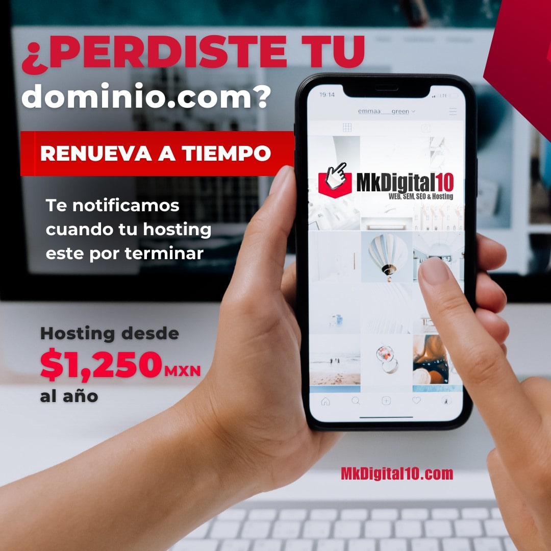 ¿Perdiste tu dominio?