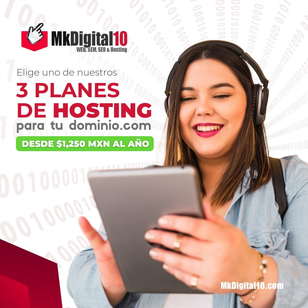 Elige uno de nuestros 3 Planes de Hosting